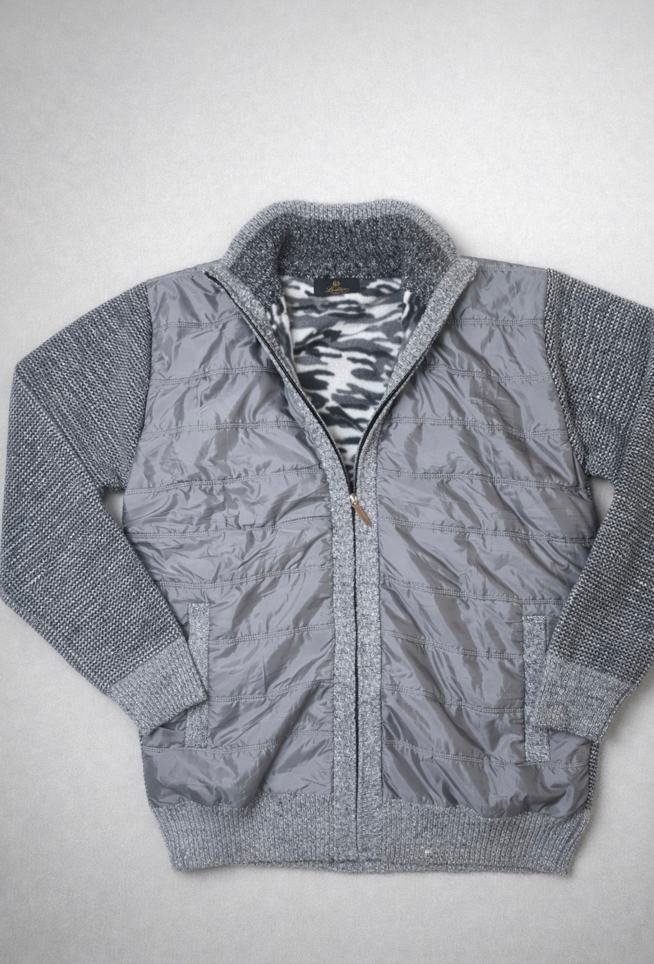 Lestaro wool cardigen grey