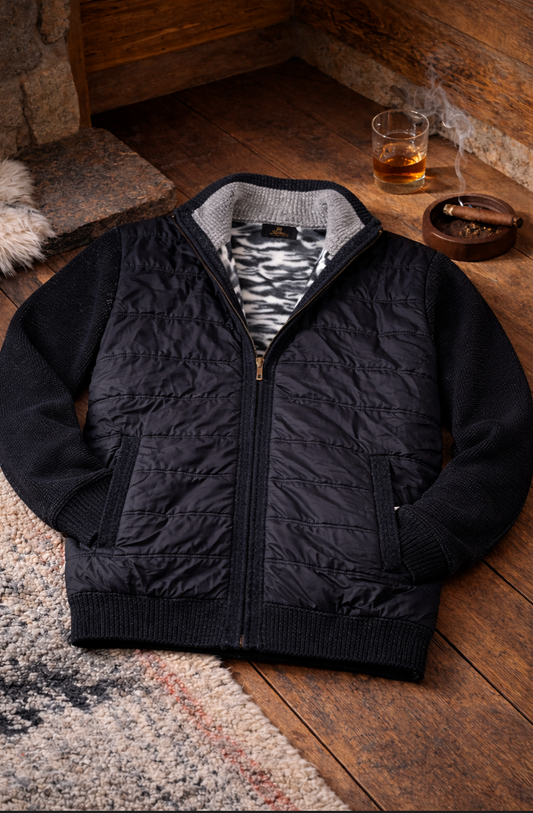 Lestaro cardigen wool black